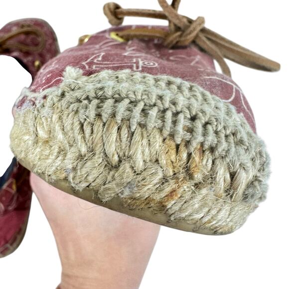 Sperry Topsider Katama Whale Print Slip on Espadrille Flats Women's Size  8 - Picture 9 of 13